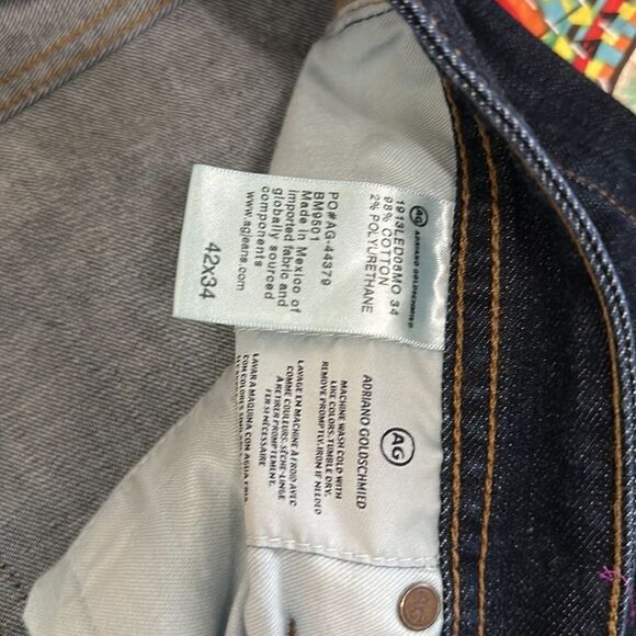 AG Jeans B-Type II Straight Jeans 42x33 - Picture 3 of 8